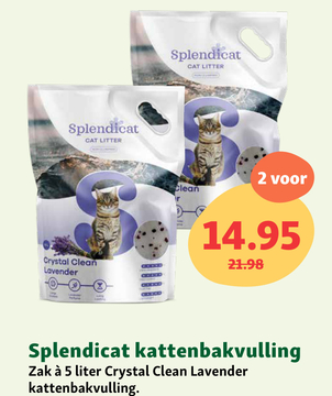 Aanbieding: Splendicat kattenbakvulling