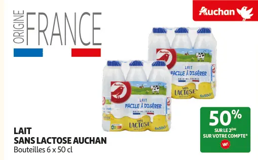 Promotie: Lait sans lactose