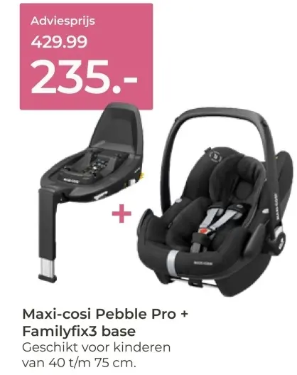 Aanbieding: Pebble Pro + Familyfix3 base