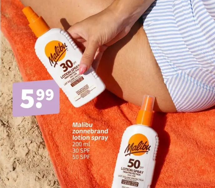 Aanbieding: zonnebrand lotion spray