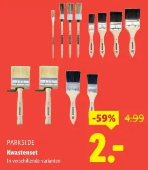 Aanbieding: Kwastenset