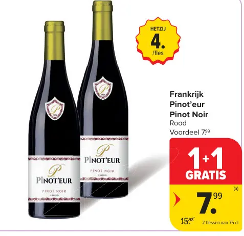 Promotie: Pinot'eur Pinot Noir