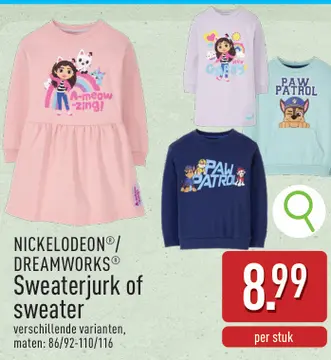 Aanbieding: Sweatjurk of sweater