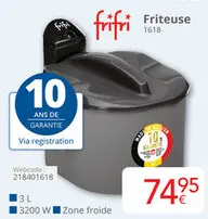 Offre: Friteuse