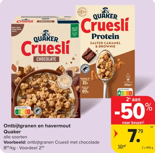 Promotie: Ontbijtgranen en havermout