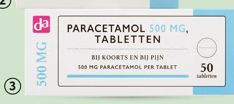 Aanbieding: Paracetamol 500mg tabletten