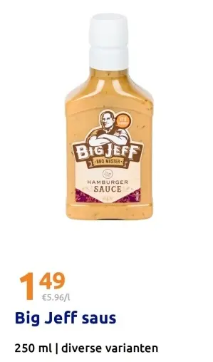 Promotie: Big Jeff saus
