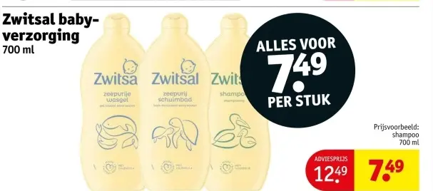 Aanbieding: Zwitsal baby-verzorging