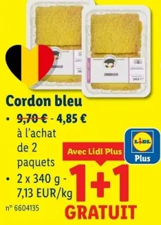 Offre: Cordon bleu