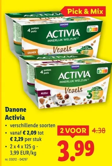 Aanbieding: Activia Vezels