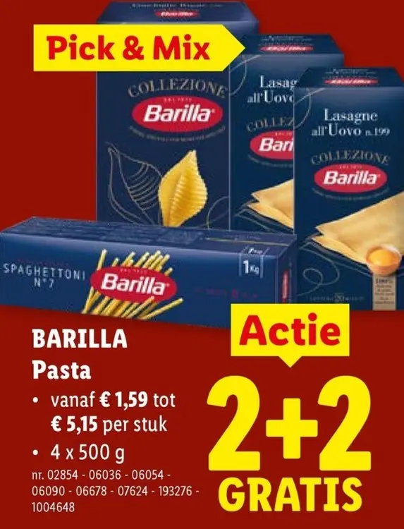 Promotie: Pasta