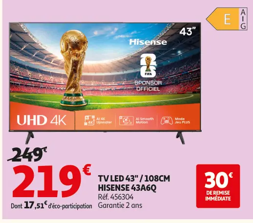 Promotie: Tv led 43"/108cm