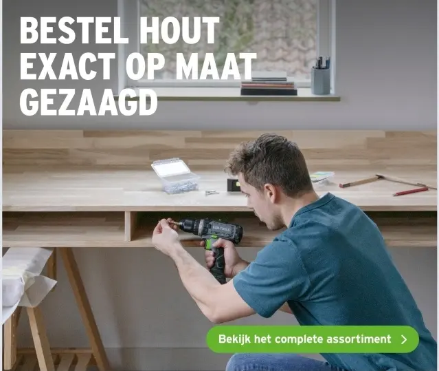 Aanbieding: Hout op maat gezaagd