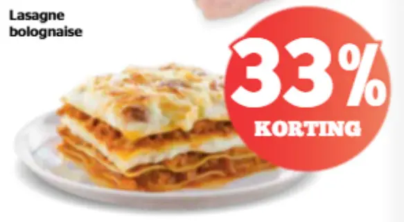 Promotie: Lasagne bolognaise