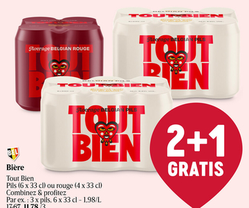 Offre: Tout Bien Pils ou rouge