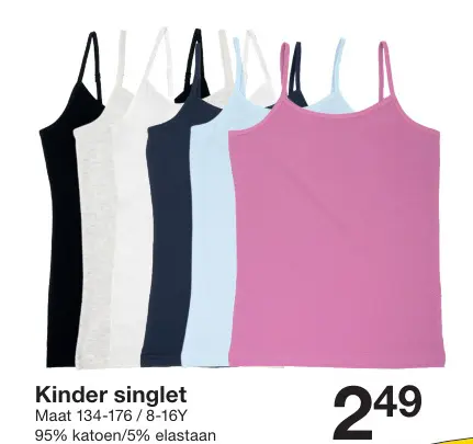 Aanbieding: Kinder singlet