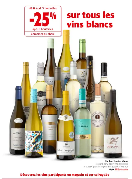 Offre: Vins Blancs