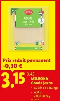 Offre: Gouda jeune