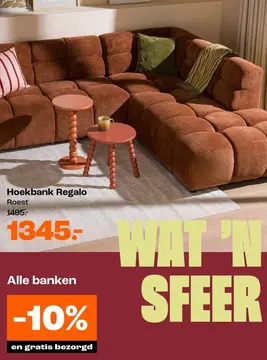 Aanbieding: Hoekbank Regalo