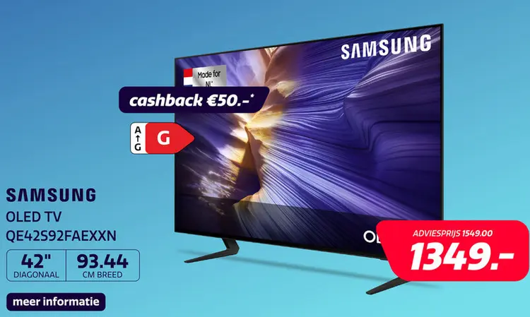 Aanbieding: Samsung 42" OLED S92F (2025)