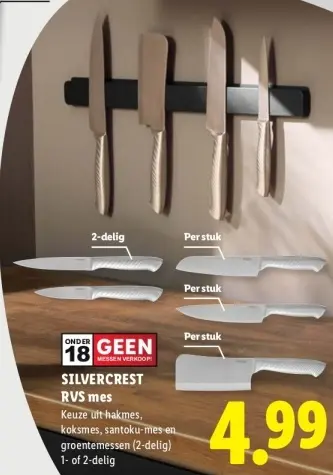Aanbieding: RVS mes