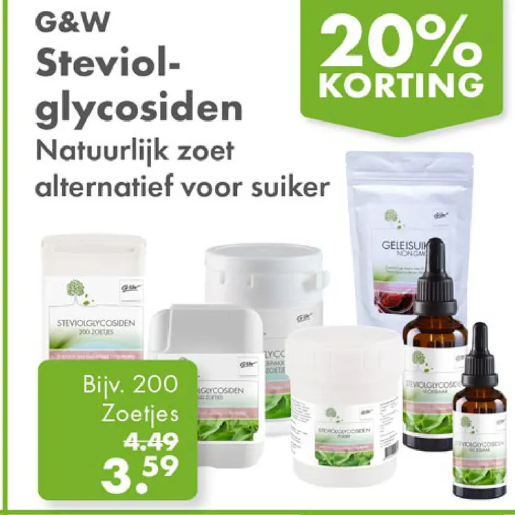 Aanbieding: Steviol-glycosiden