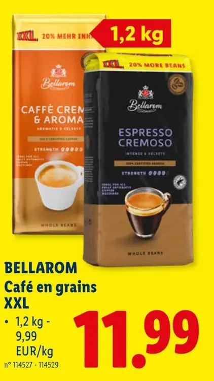 Offre: Café en grains XXL