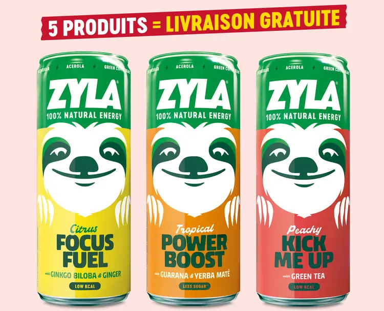 Offre: ZYLA Natural Energy Drink