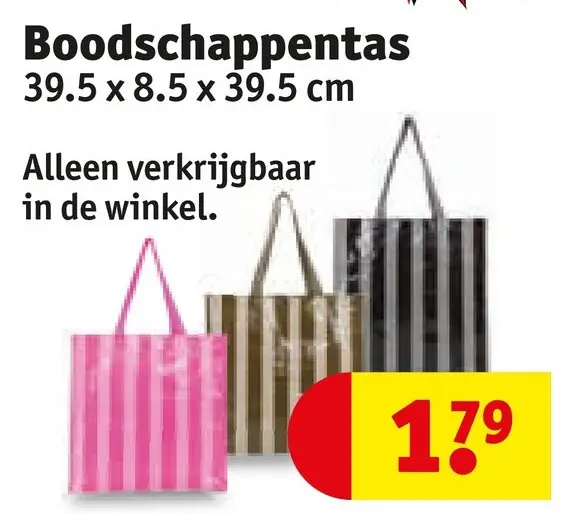 Aanbieding: Boodschappentas