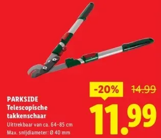 Aanbieding: Telescopische takkenschaar