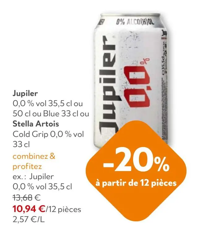 Offre: Jupiler