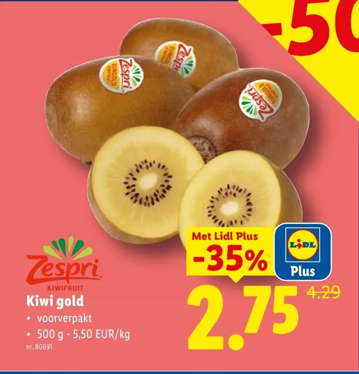 Promotie: Kiwi gold