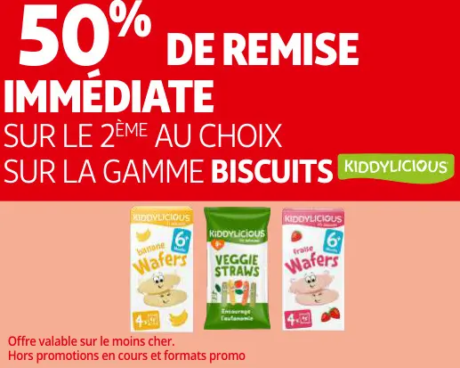 Promotie: La gamme biscuits Kiddylicious
