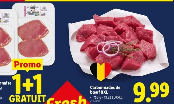 Offre: Carbonnades de bœuf XXL