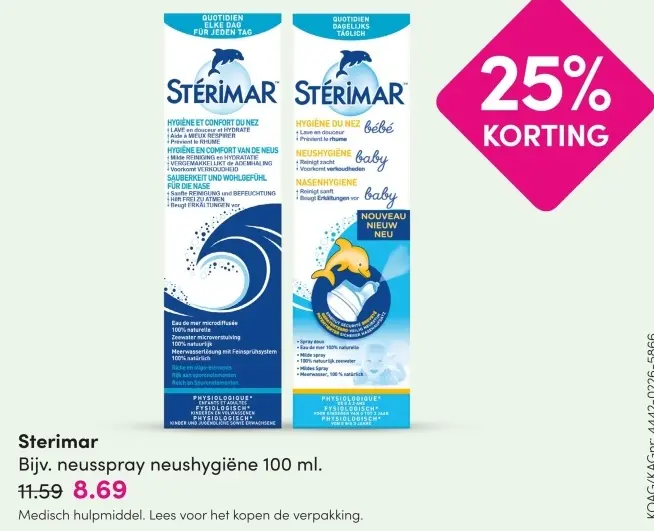 Aanbieding: neusspray neushygiëne