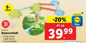 Aanbieding: Balanceerbalk
