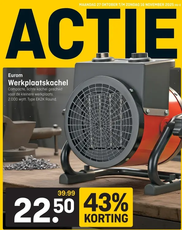 Aanbieding: Werkplaatskachel