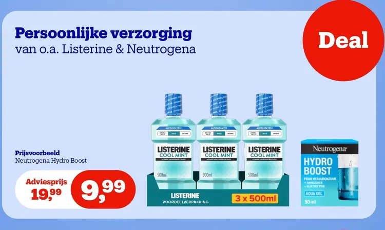Aanbieding: Persoonlijke verzorging van o.a. Listerine & 