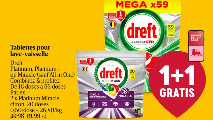 Offre: Tablettes pour lave-vaisselle