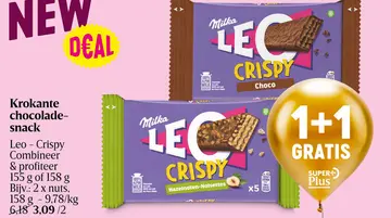 Aanbieding: Krokante chocoladesnack