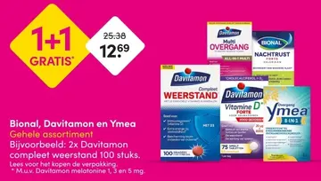 Aanbieding: Bional, Davitamon en Ymea