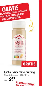 Aanbieding: Verse caeser dressing