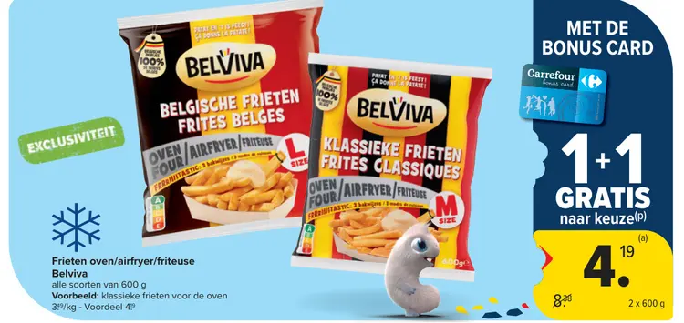 Aanbieding: Frieten oven/airfryer/friteuse