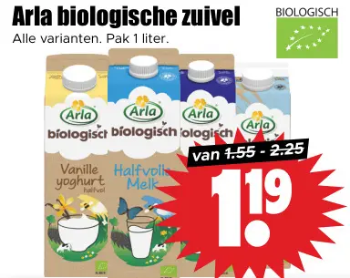 Aanbieding: biologische zuivel