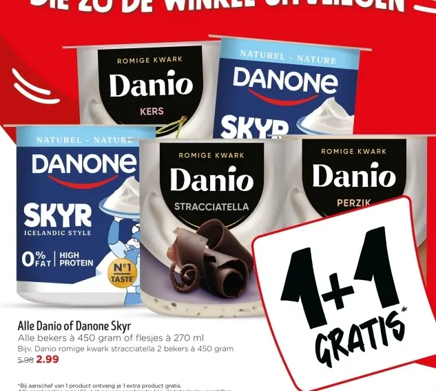 Aanbieding: Danio of Danone Skyr