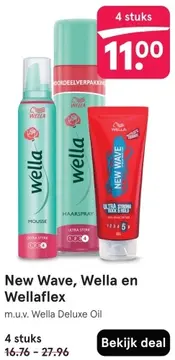 Aanbieding: New Wave, Wella en Wellaflex