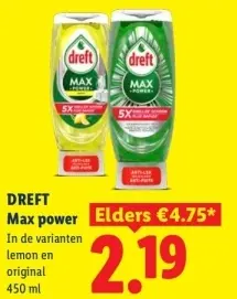Aanbieding: DREFT Max power