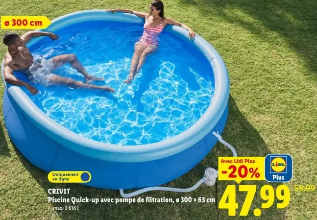 Offre: Piscine Quick-up