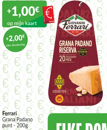 Promotie: Ferrari Grana Padano punt
