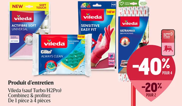 Offre: Produit d'entretien Vileda